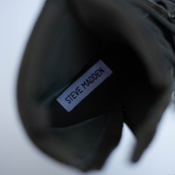 Steve Madden Nayra Camo Platform Boots Sz 6M Lace-Up Lug Sole Combat Style - Picture 10 of 13